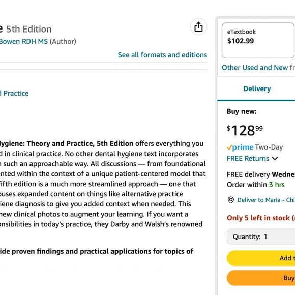 Darby and Walsh Dental Hygiene: Theory and Practice - Hardcover - LIKE NEW 5TH - Picture 6 of 6